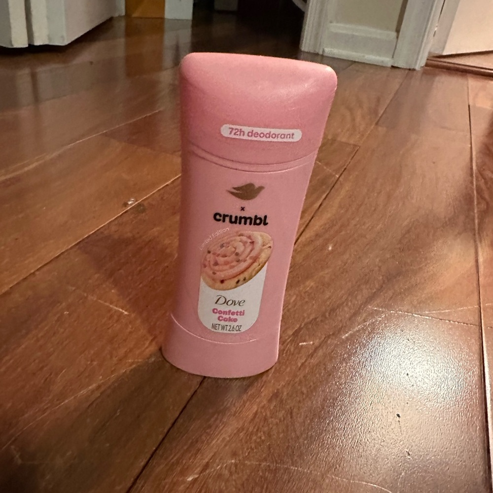 Crumbl x Dove confetti cake Deodorant